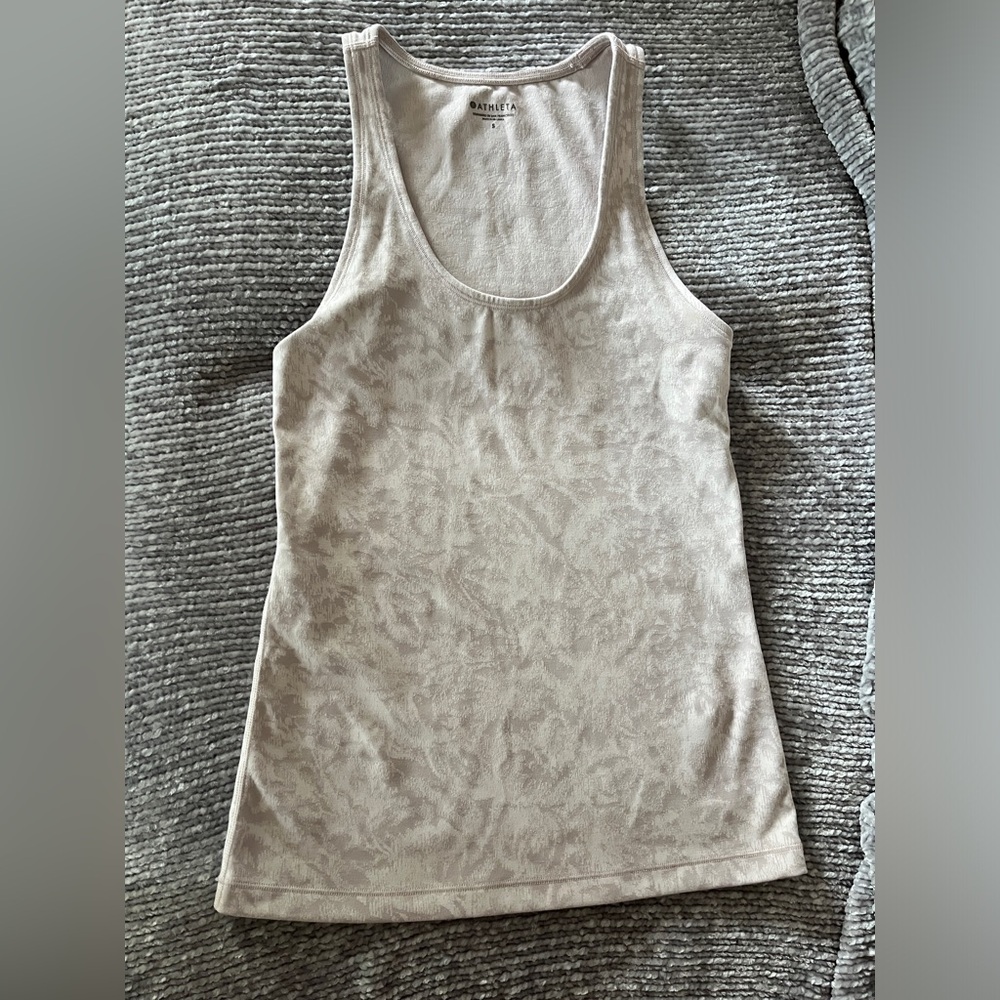 Athleta tank with floral print
